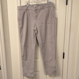 Liz Claiborne Women’s Soft Gray Khakis